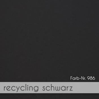 Faltkarte DIN Lang mit Briefumschlag in kraft schwarz