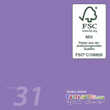 Cardstock "Premium" 12"x12" 240g/m² (30,5 x 30,5cm) in violett
