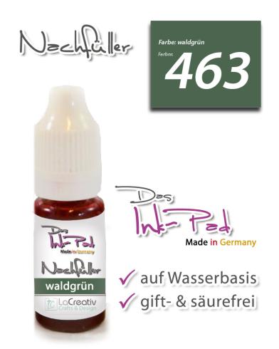 Das Ink-Pad - Nachfüller  6 x 3,5cm waldgrün