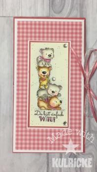 Kulricke Stempelset "Hunde minis" Clear Stamp