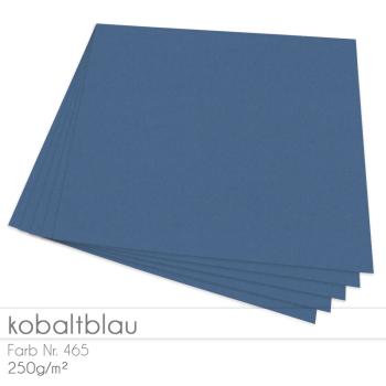 Cardstock "Premium" 12"x12" 250g/m² (30,5 x 30,5cm) in kobaltblau
