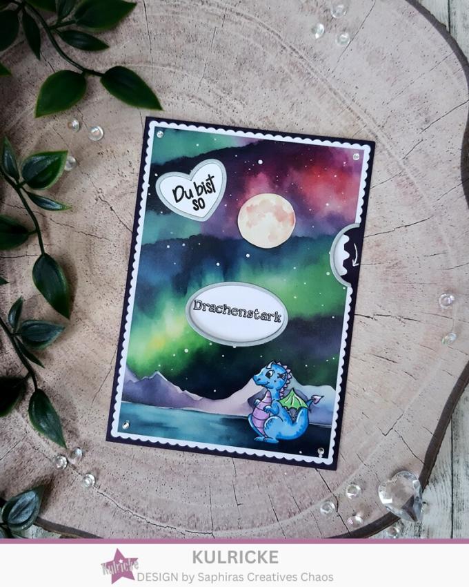Kulricke Stanzschablone "Drehkarte inkl. Stencil" Craft Die