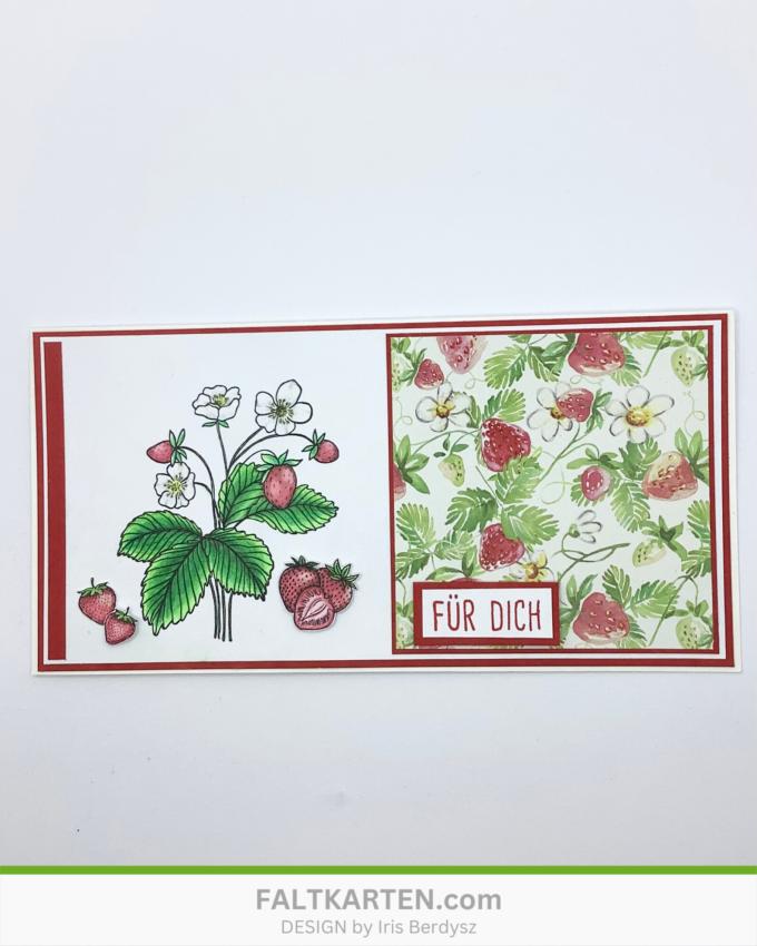 LaCreativ - Designpapier "Erdbeerglück" Paper Pack 6x6" - 24 Bogen