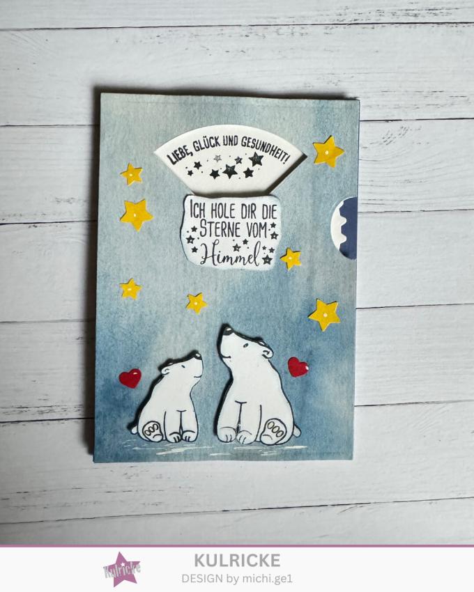 Kulricke Stanzschablone "Drehkarte inkl. Stencil" Craft Die