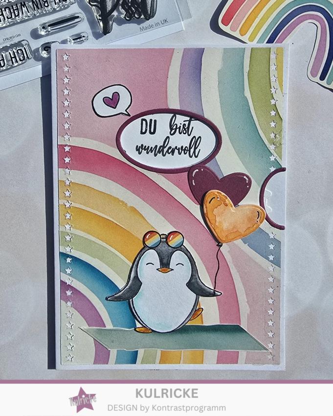 Kulricke Stanzschablone "Drehkarte inkl. Stencil" Craft Die