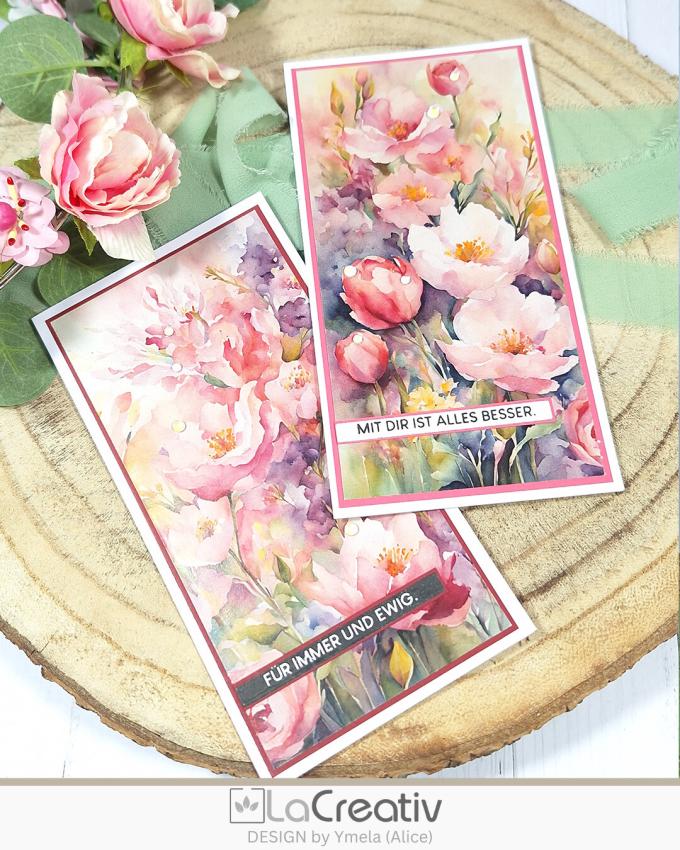 LaCreativ - Designpapier "Frühlingsgruß zum Muttertag" Paper Pack 6x6" - 24 Bogen