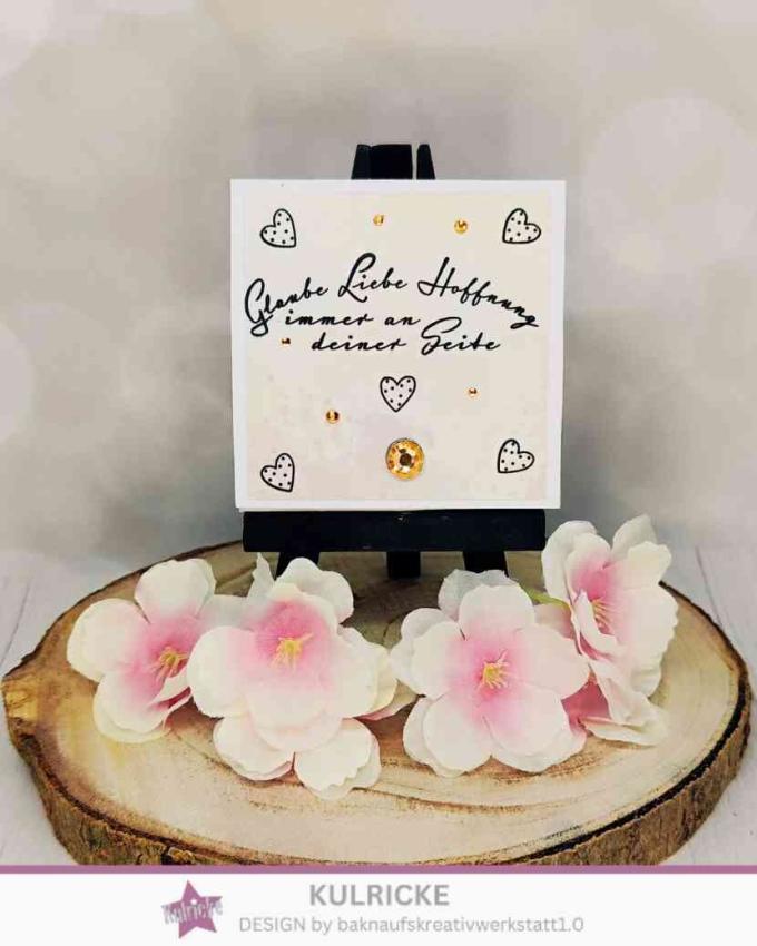 Kulricke Stempel "Zur Taufe" Clear Stamp