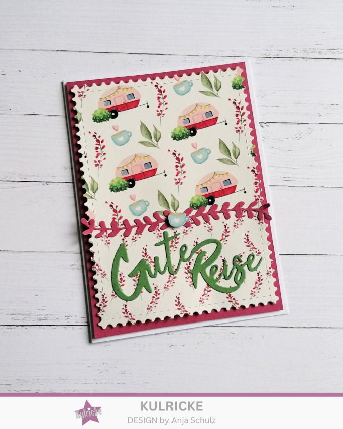"Gute Reise" Stanze - Craft Die