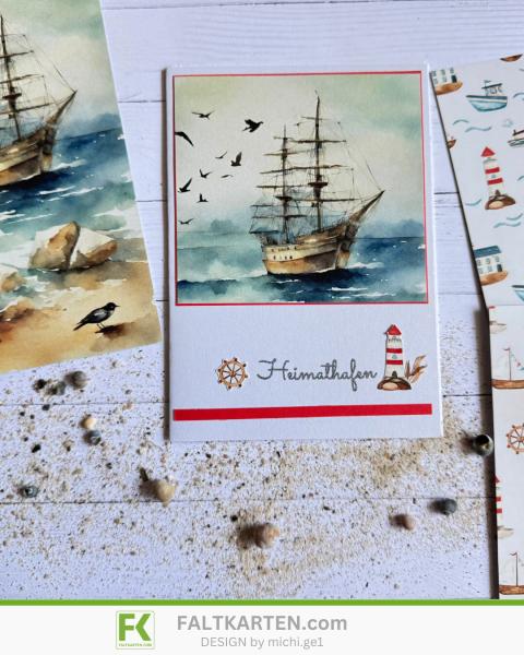 Stempelset "Schiffchen" Clear Stamp