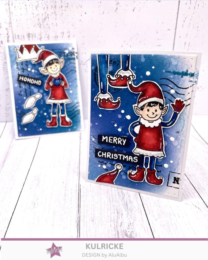 Kulricke Stempel "Jonte der Weihnachtself" Clear Stamp