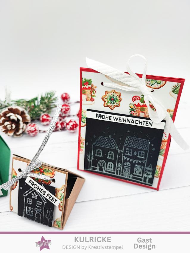 Kulricke Stempelset "Weihnachtszeit Label" Clear Stamp