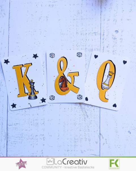 Kulricke Stempel "Spieleabend " 10x10cm Clear Stamp