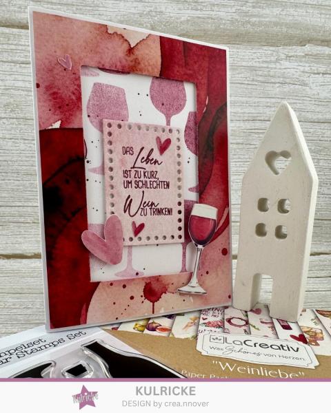 Kulricke Stempel "Prost & Alles Gute" 10x10cm Clear Stamp