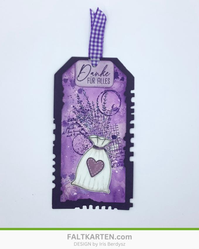 Kulricke Hintergrundstempel "Lavendel Hintergrund" Clear Stamp