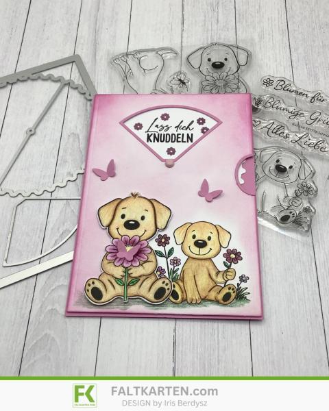 Kulricke Stempelset "Schnüffelblumen" Clear Stamp