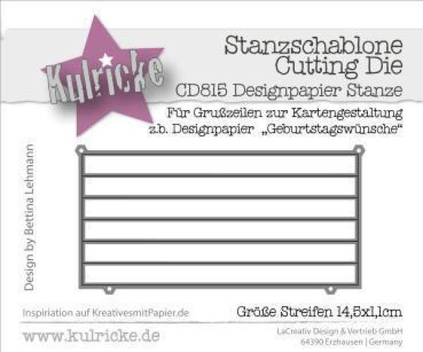 Bundel Designpapier Geburtstagswünsche & Designpapier Stanzen