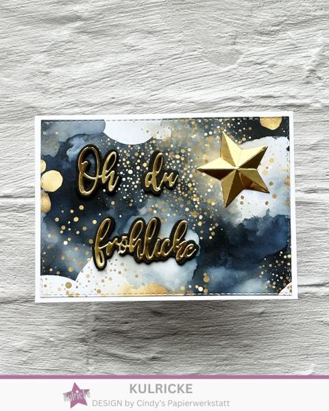 Kulricke Metall Stanzschablone Craft Die "Oh du Fröhliche"