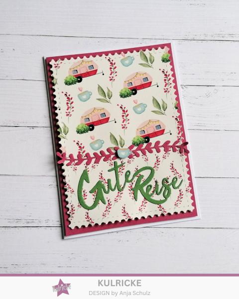 "Gute Reise" Stanze - Craft Die