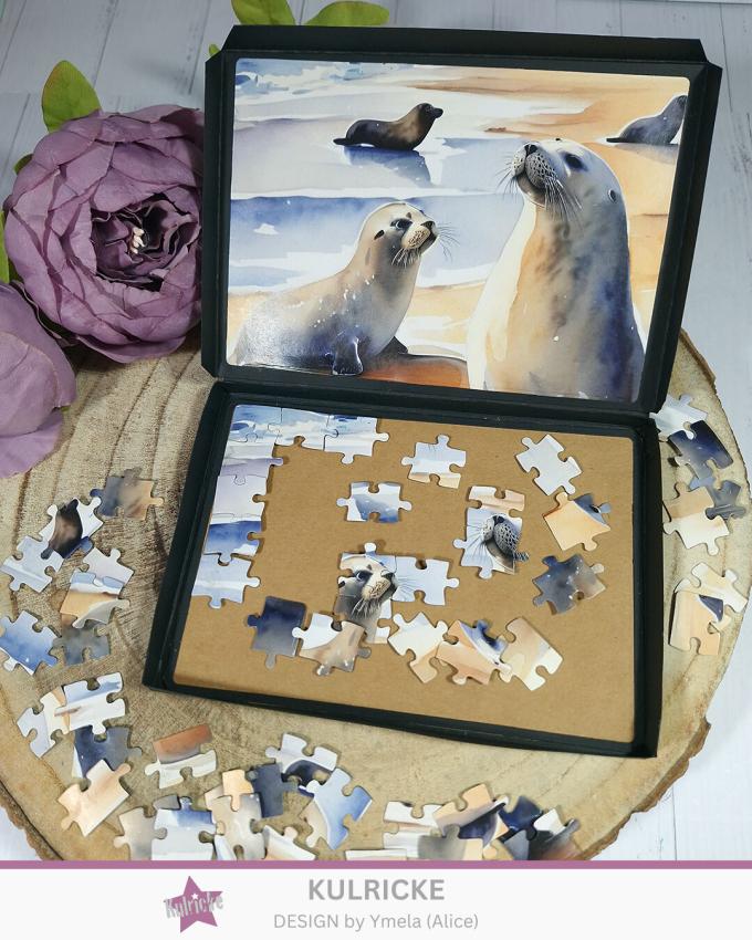 Kulricke Stanzschablone "Puzzel Aufleger" Craft Die 