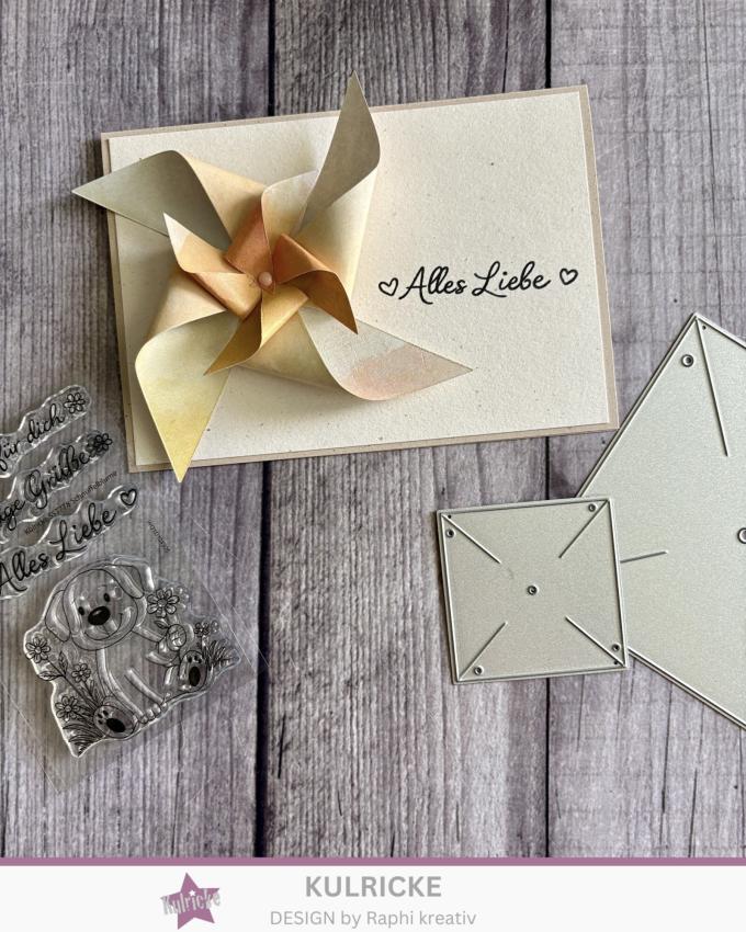 Kulricke Stanzschablone "Windrad-Duo" Craft Die