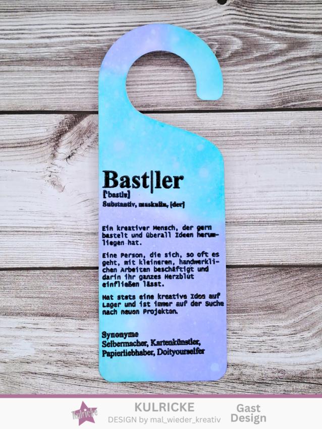 Kulricke Stempelset "Bastler" Clear Stamp