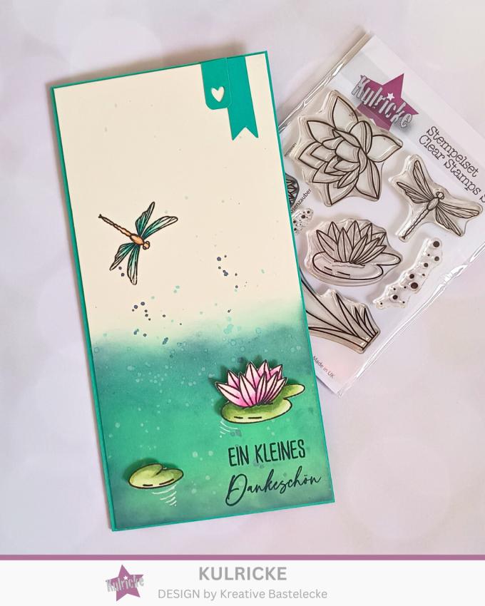 Kulricke Stempel "Seerosenzauber" Clear Stamp