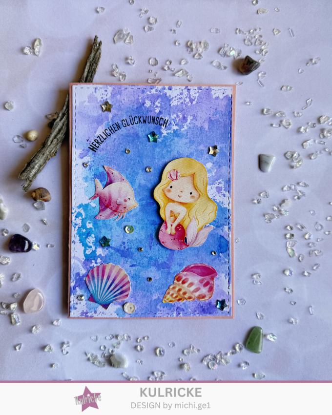 LaCreativ - Designpapier "Prinzessinnen und Meerjungfrauen" Paper Pack 6x6" - 24 Bogen