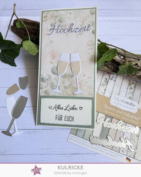 Kulricke Stanzschablone "Hochzeit mit Schatten" Craft Die 