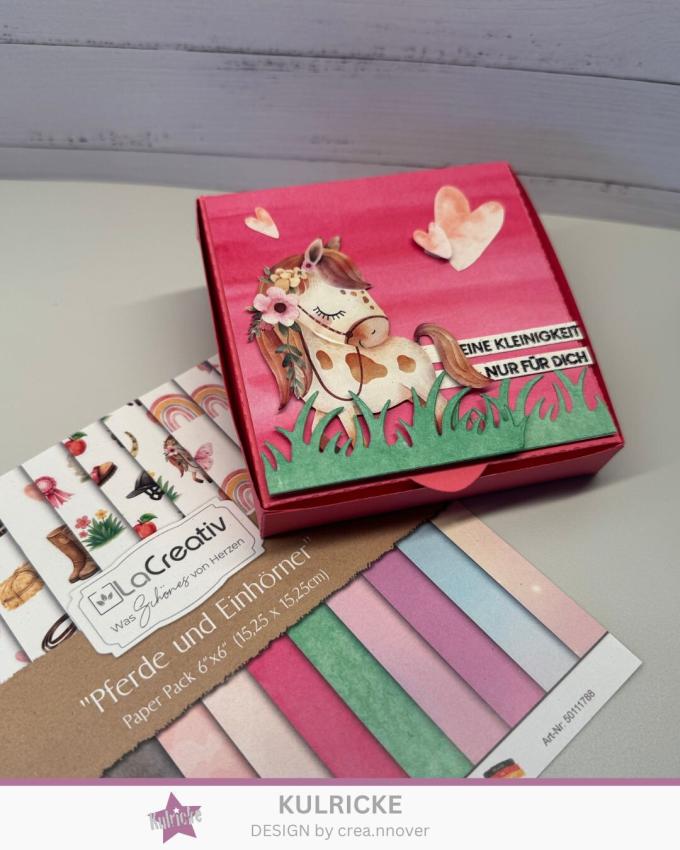 LaCreativ - Designpapier "Pferde und Einhörner" Paper Pack 6x6" - 24 Bogen