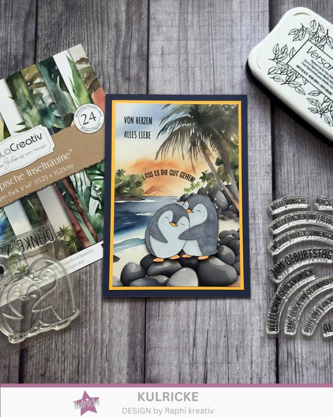 Kulricke Stempelset "Pinguin Freunde" Clear Stamp