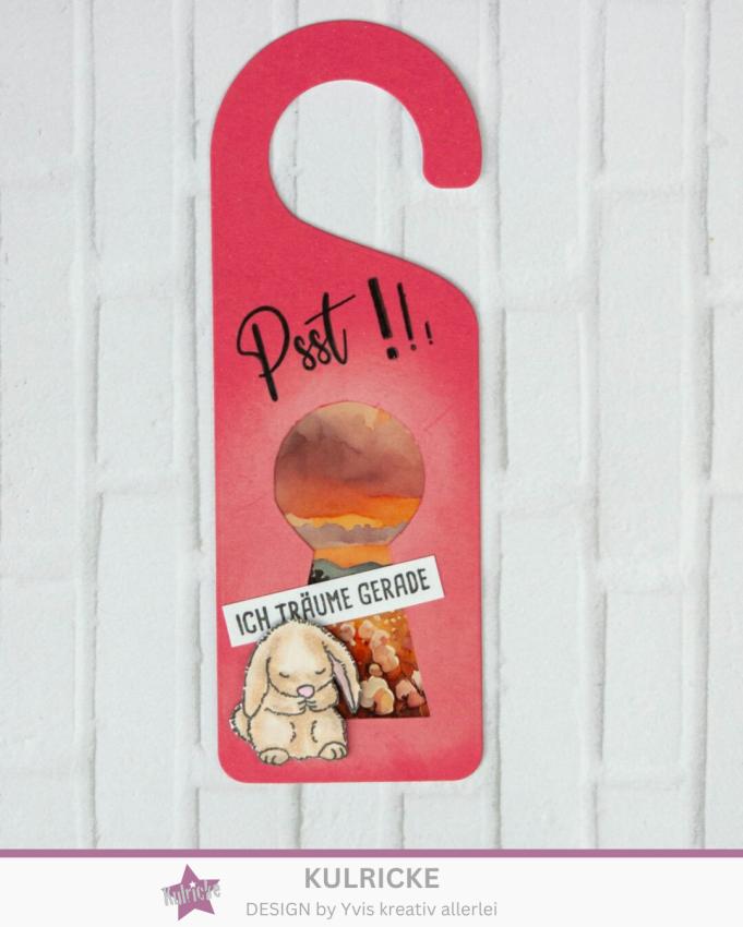 Kulricke Stempel "Psst, ich Träume" Clear Stamp