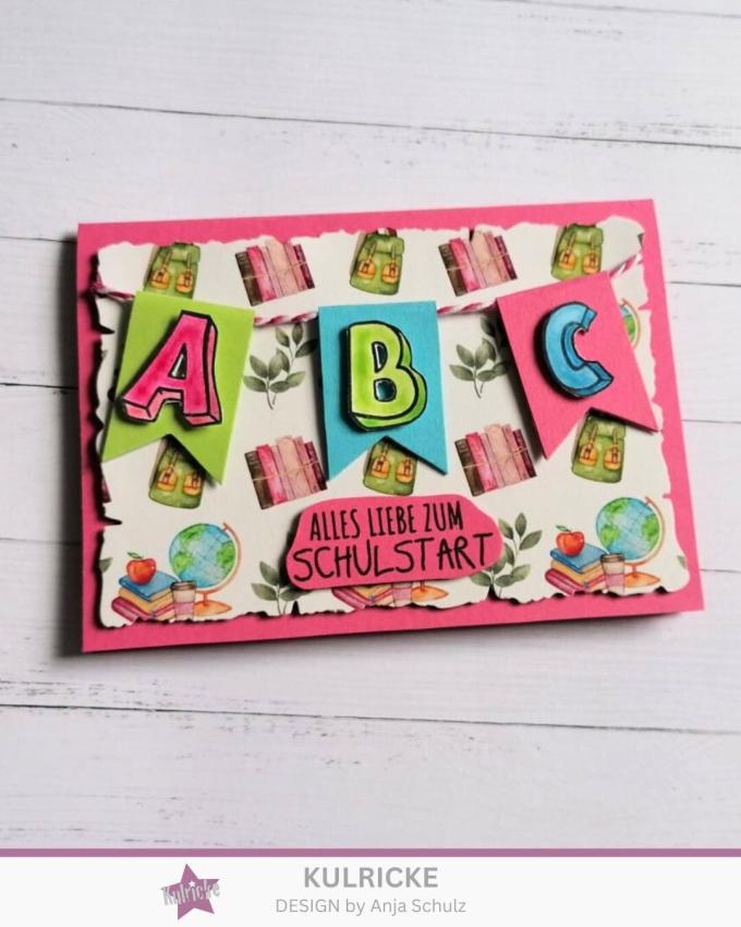 LaCreativ - Designpapier "Farbenfroher Schulanfang" Paper Pack 6x6" - 24 Bogen