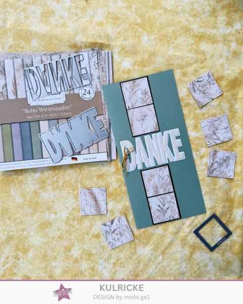 LaCreativ - Designpapier "Boho Wiesenzauber" Paper Pack 6x6" - 24 Bogen
