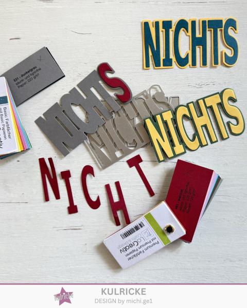 Kulricke Stanzschablone "Nichts Insert mit Aufleger" Craft Die
