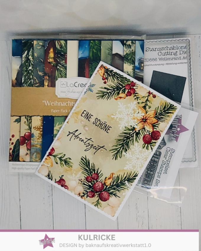 LaCreativ - Designpapier "Weihnachtszauber 1920" Paper Pack 6x6" - 24 Bogen