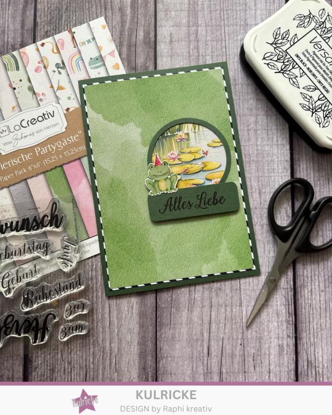 LaCreativ - Designpapier "Tierische Partygäste" Paper Pack 6x6" - 24 Bogen