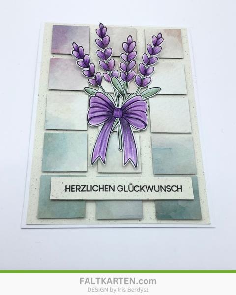 Kulricke Stempel "Lavendelliebe" Clear Stamp