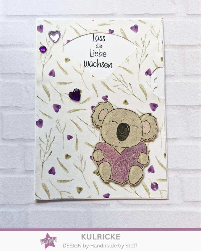 Kulricke Stanzschablone "Drehkarte inkl. Stencil" Craft Die
