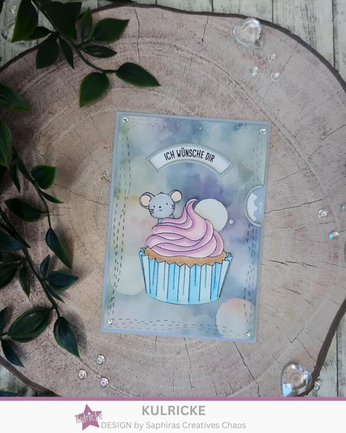 Kulricke Stanzschablone "Drehkarte inkl. Stencil" Craft Die