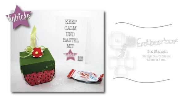 "Erdbeerbox" Stanze - Craft Die