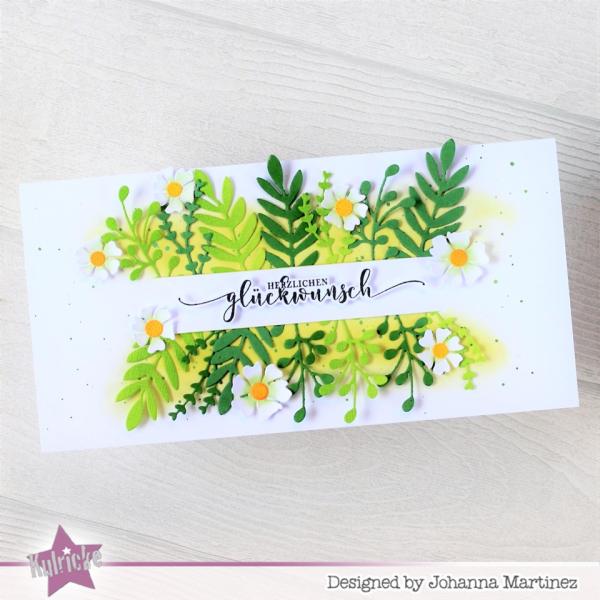 Kulricke Stempelset "Glückwünsche Geburtstag" Clear Stamp