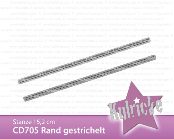Kulricke Stanzschablone "Rand gestrichelt"