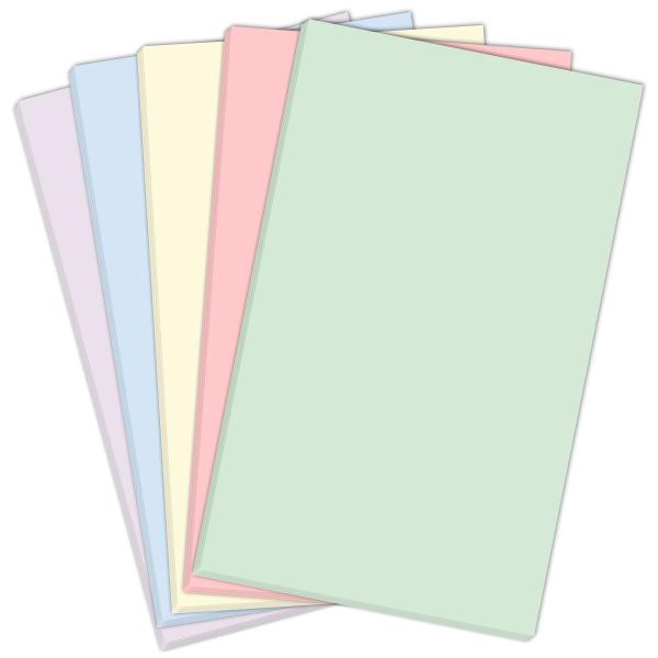 Farbkartonset 25 Bogen A4 "Pastell-Farben"