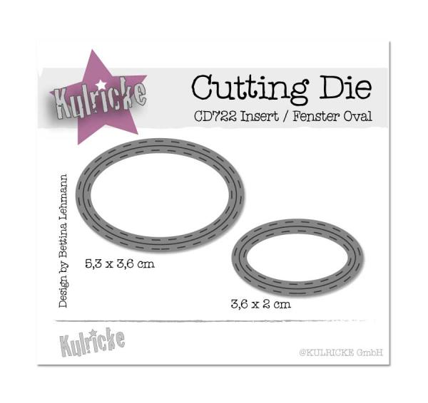 Kulricke Stanzschablone "Insert / Fenster Oval" Craft Die