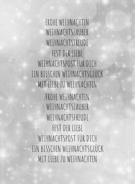 Kulricke Designpapier - "Frohe Weihnachten A7" Label Papier A7
