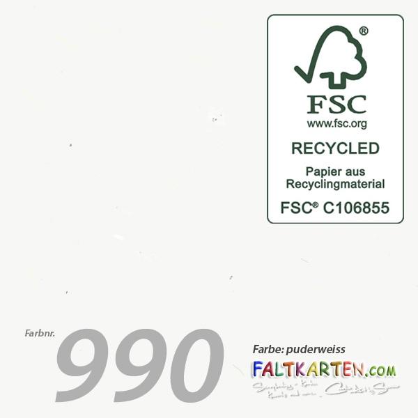 Cardstock - Bastelpapier 220g/m² DIN A4 in puderweiss