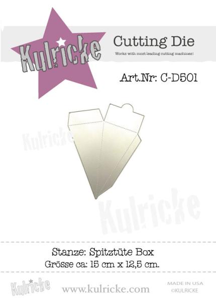 "Spitztüte Box"  Stanze