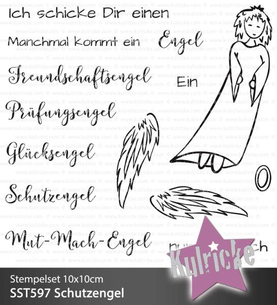 Kulricke Stempelset "Schutzengel" Clear Stamp