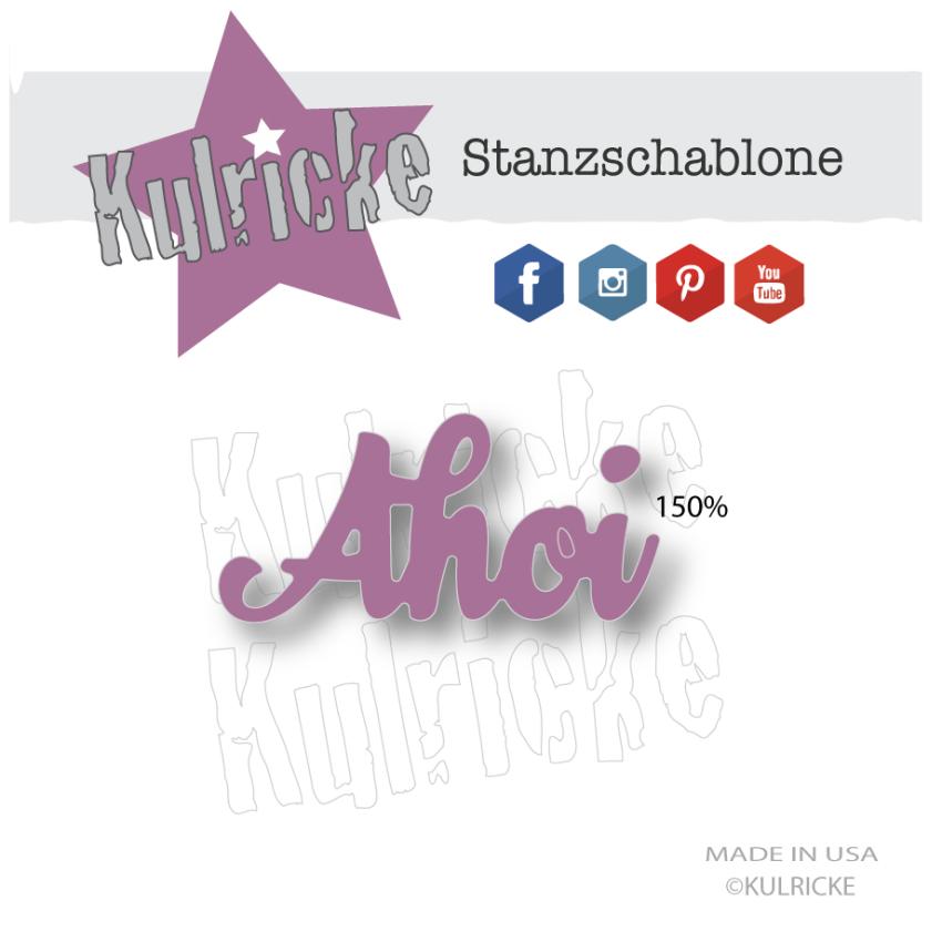 Kulricke "Ahoi Wort" Stanze - Craft Die