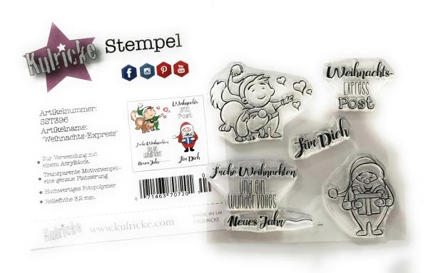 Kulricke Stempelset "Weihnachts-Express"